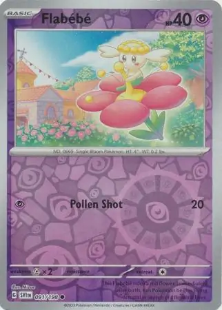 Flabebe Reverse Holo 091 Normal