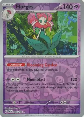 Florges Reverse Holo 093 Normal