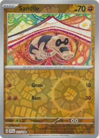 Sandile Reverse Holo 115 Normal