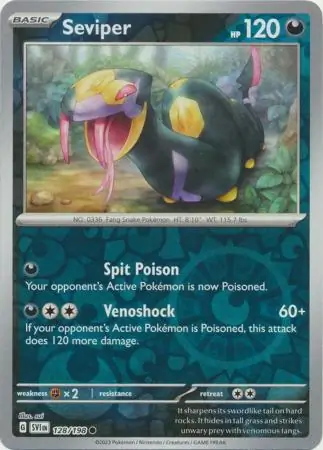 Seviper Reverse Holo 128
