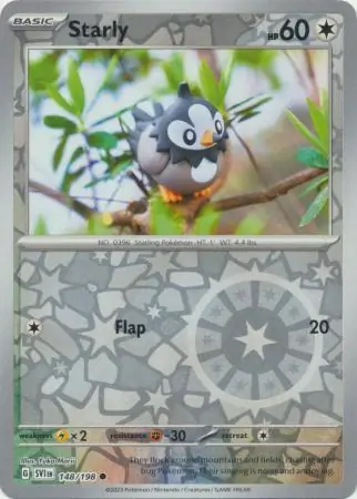 Starly Reverse Holo 148 Normal