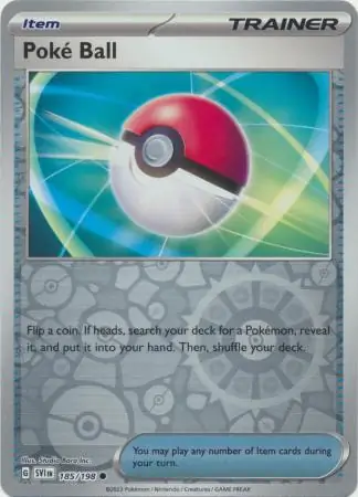 Poke Ball Reverse Holo 185 Normal