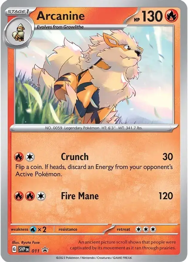 Arcanine 011 Normal