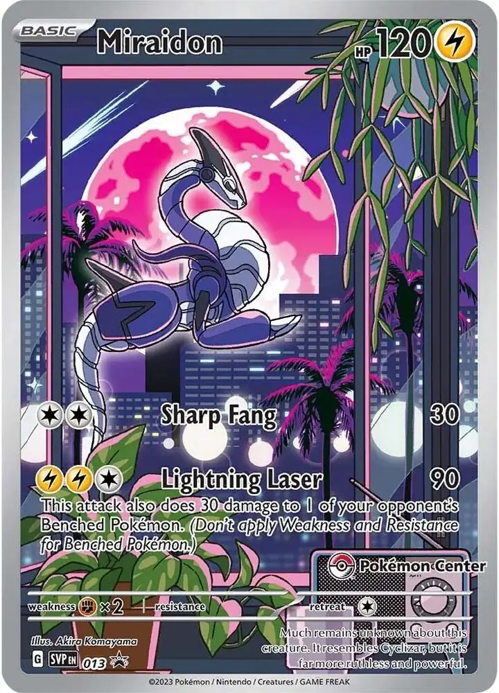 Miraidon Pokemon Center 013 Normal