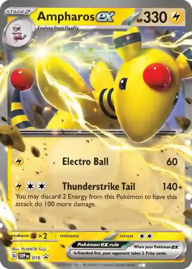 Ampharos ex 016 Normal