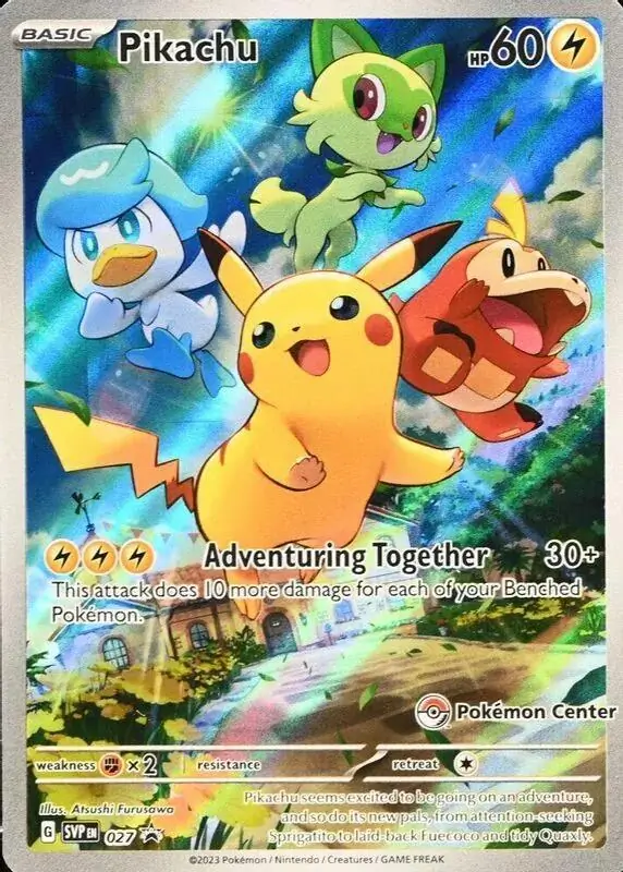 Pikachu Pokemon Center 027
