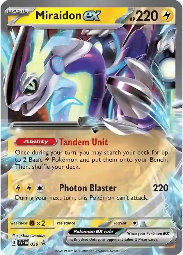 Miraidon ex 028 Normal