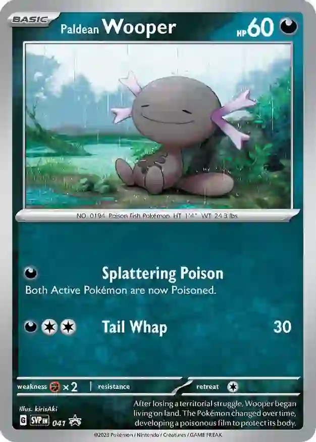 Paldean Wooper 041 Normal