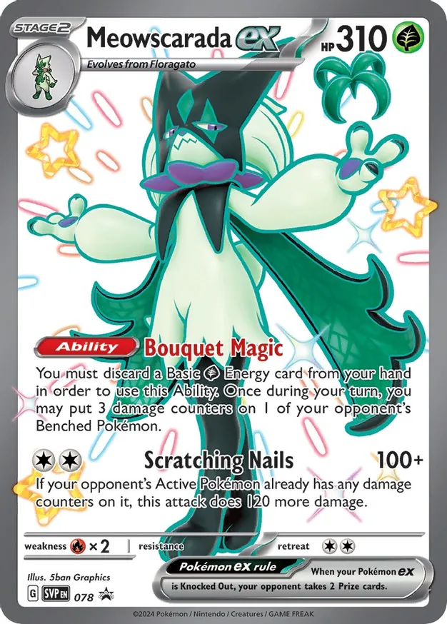 Meowscarada ex 078 Normal