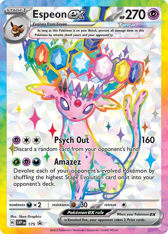 Espeon ex SVP 175 Normal
