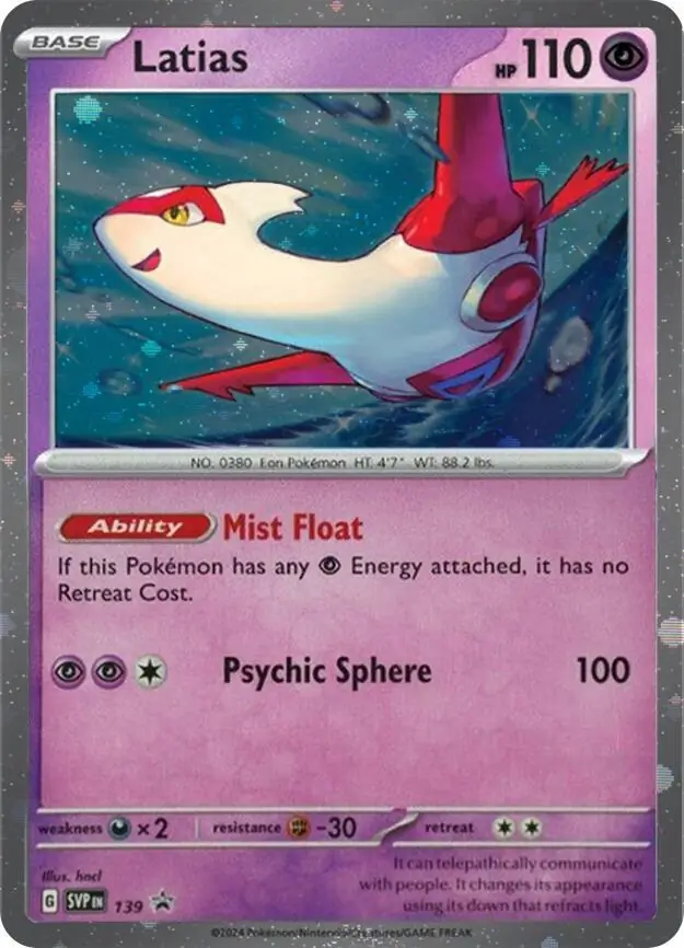 Latias Cosmos Holo 139 Normal