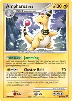 Ampharos Holo 1