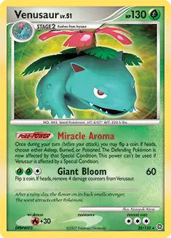 Venusaur Holo 20