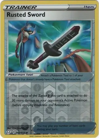 Rusted Sword Reverse Holo 062 Normal