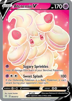 Full Art Alcremie V 064 Normal