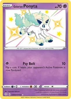Galarian Ponyta SV047 Normal