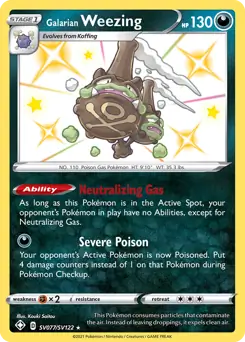 Galarian Weezing SV077 Normal