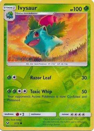Ivysaur Reverse Holo 2 Normal