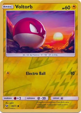 Voltorb Reverse Holo 30