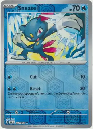 Sneasel Reverse Holo 013 Normal