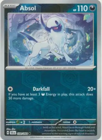 Absol Reverse Holo 030 Normal