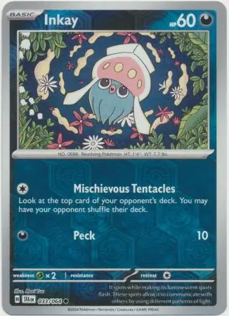 Inkay Reverse Holo 033 Normal