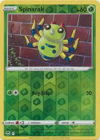 Spinarak Reverse Holo 003