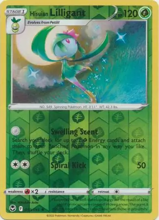 Hisuian Lilligant Reverse Holo 010 Normal