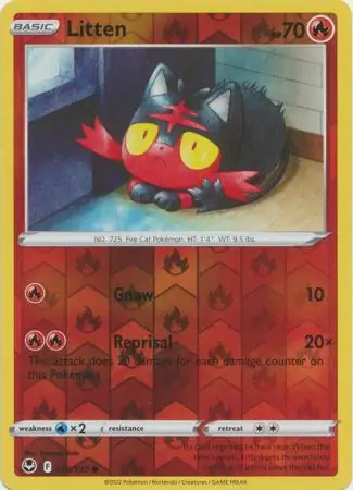 Litten Reverse Holo 030 Normal