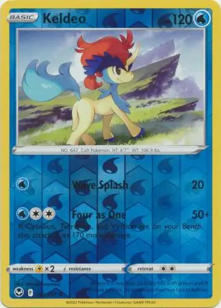 Keldeo Reverse Holo 046 Normal