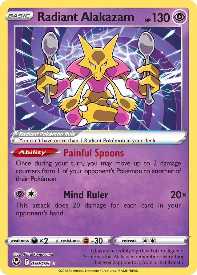 Radiant Alakazam 059 Normal
