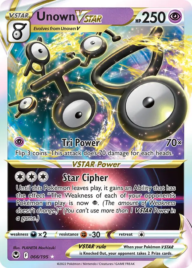 Unown VSTAR 066 Normal