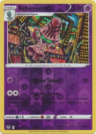 Beheeyem Reverse Holo 080 Normal