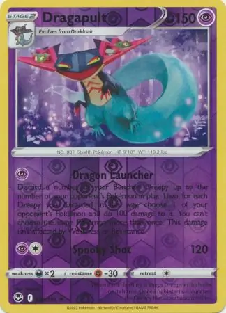 Dragapult Reverse Holo 089 Normal