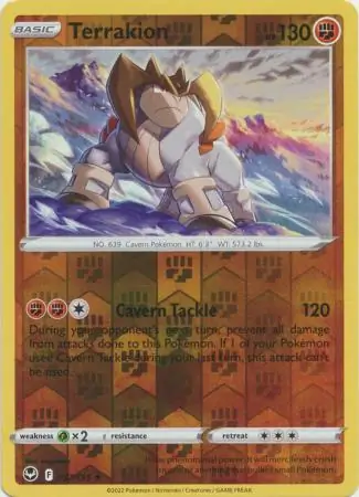 Terrakion Reverse Holo 097 Normal