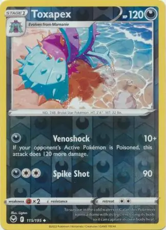 Toxapex Reverse Holo 115 Normal
