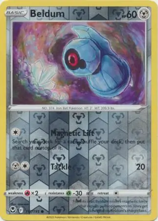 Beldum Reverse Holo 117 Normal