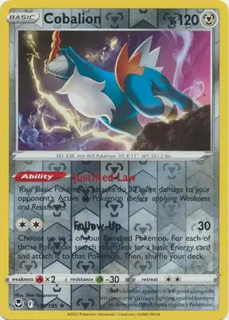Cobalion Reverse Holo 126 Normal