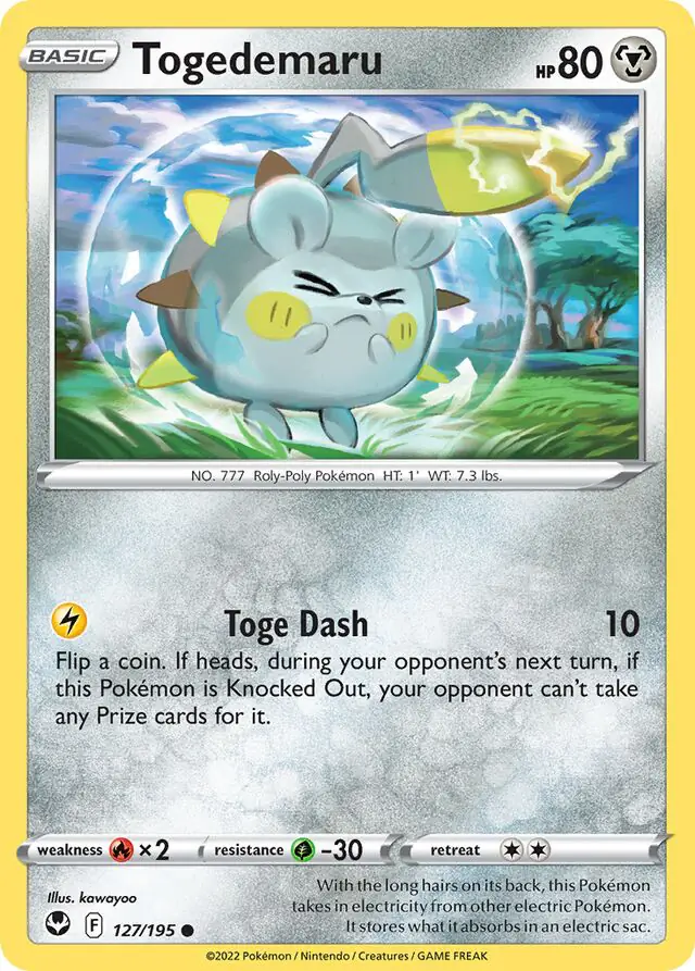Togedemaru 127 Normal