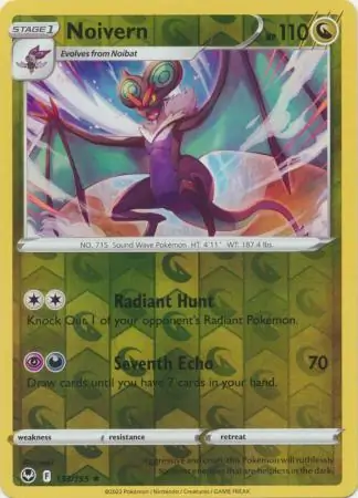 Noivern Reverse Holo 133 Normal