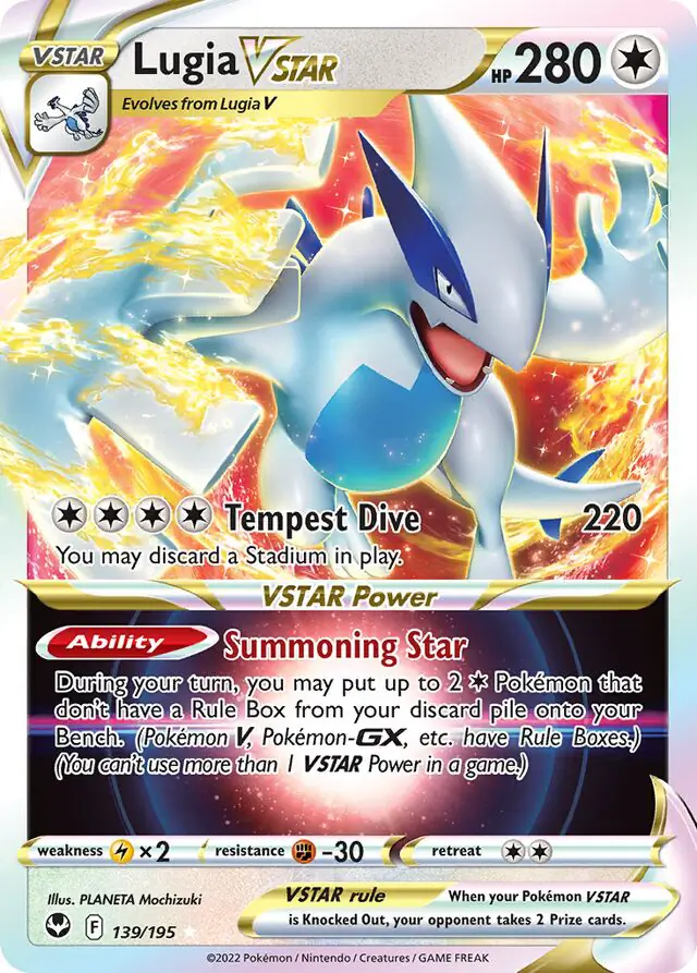 Lugia VSTAR 139 Normal