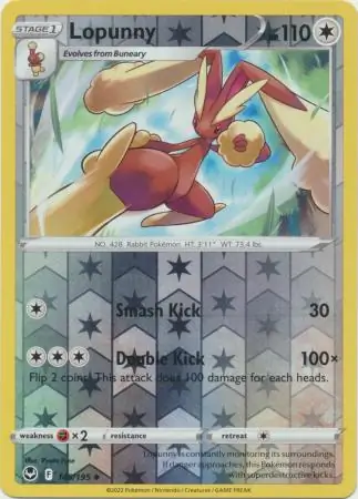 Lopunny Reverse Holo 145