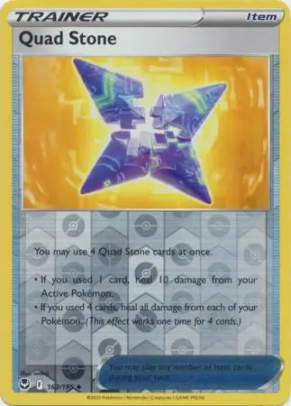 Quad Stone Reverse Holo 163 Normal