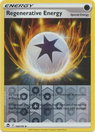 Regenerative Energy Reverse Holo 168 Normal
