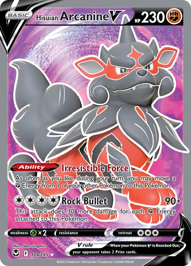 Hisuian Arcanine V 179 Normal
