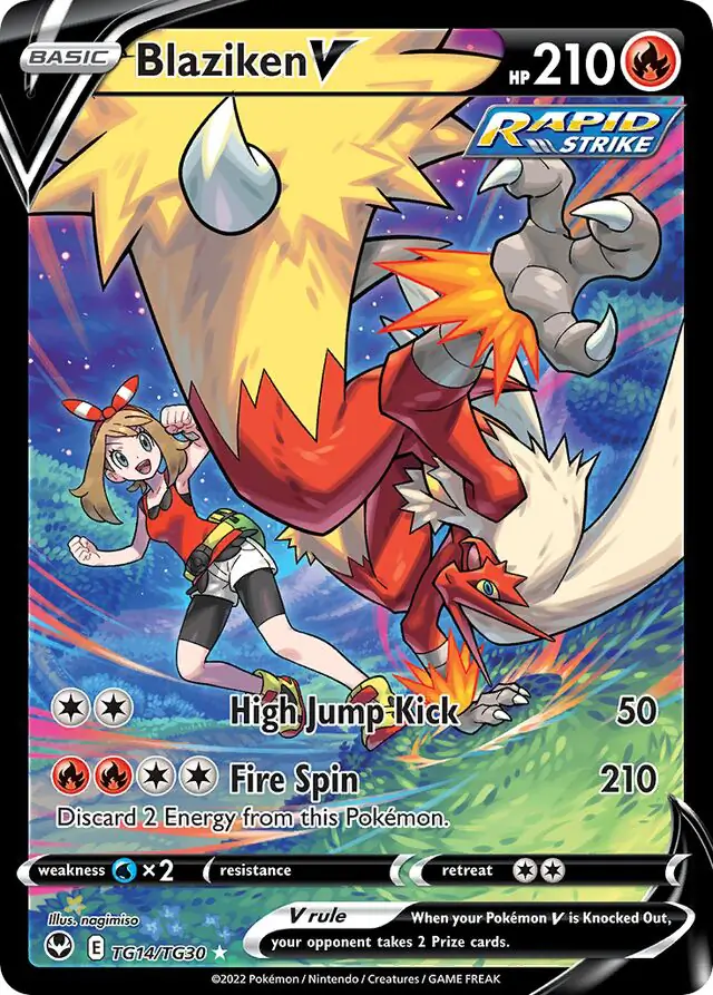 Blaziken V TG14 Normal