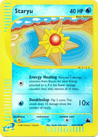 Staryu Reverse Holo 103 Normal