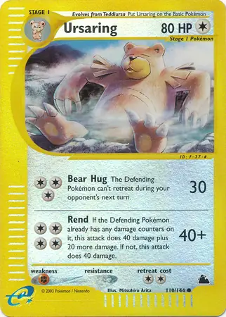 Ursaring Reverse Holo 110