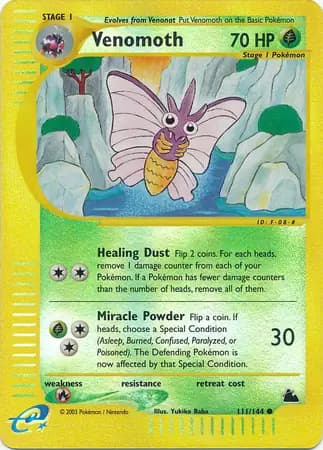 Venomoth Reverse Holo 111