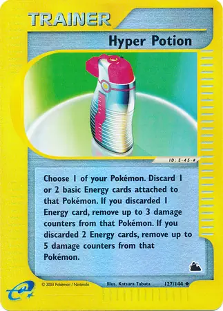Hyper Potion Reverse Holo 127 Normal